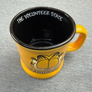 Garfield The‎ Volunteer State Tennessee Ceramic Coffee Mug Yellow Black